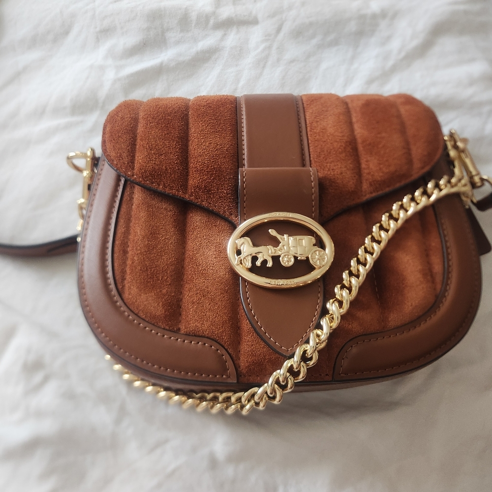 Coach Morgan Saddle Bag with Quilting